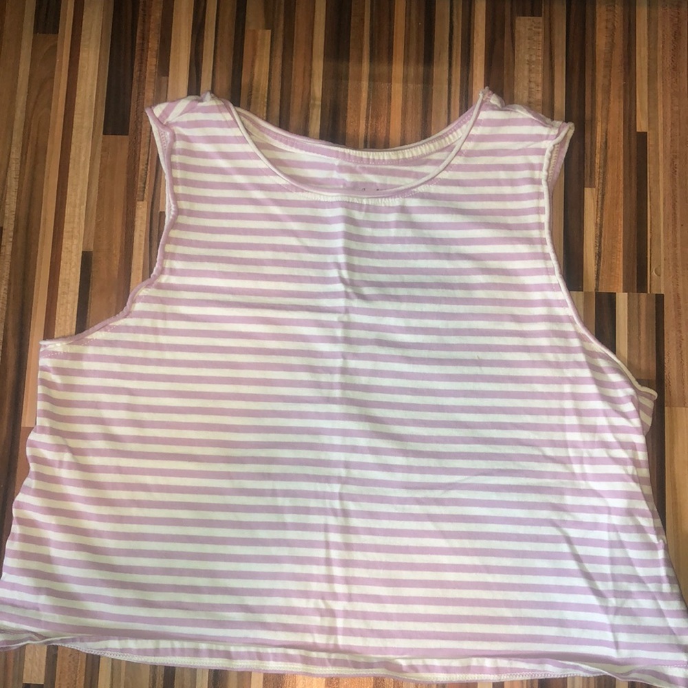 Target (Universal Threads) Pink & White Striped M… - image 1